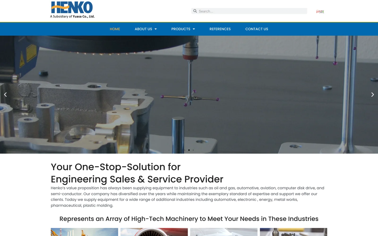 Henko website preview