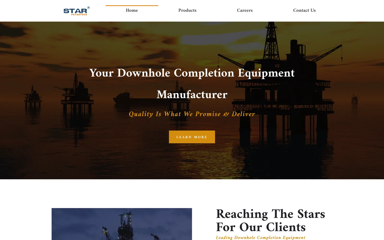 Star Petro Tech website preview